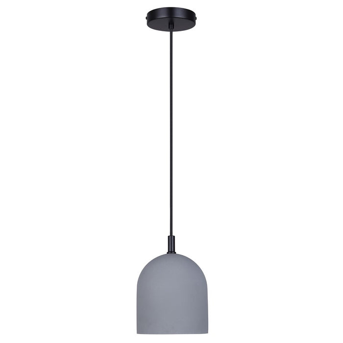 Canarm Jack 1 Light 6" Pendant, Matte Black