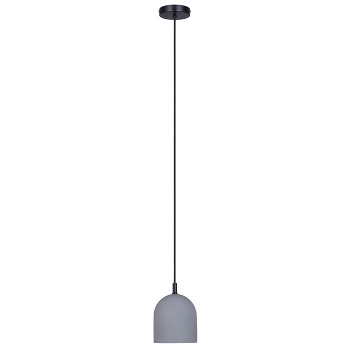 Canarm Jack 1 Light 6" Pendant, Matte Black