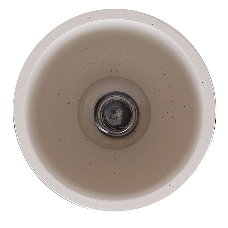 Canarm Jack 6in 1-Light Pendant | Matte Black and Grey White Cement | Kitchen Island & Dining Room | 6 x 6 x 10.5 in | Model IPL729B01BK6-W
