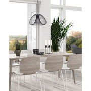 Canarm Blix 16in 1-Light Pendant | Modern Matte Black Open Design | Entryway & Bedroom | 16 x 16 x 14 in | Model IPL746B01BK