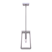 Canarm Wexford 6in 1-Light Pendant | Brushed Nickel Metal | Kitchen Island & Dining Room | 6 x 6 x 20 in | Model IPL763A01BN