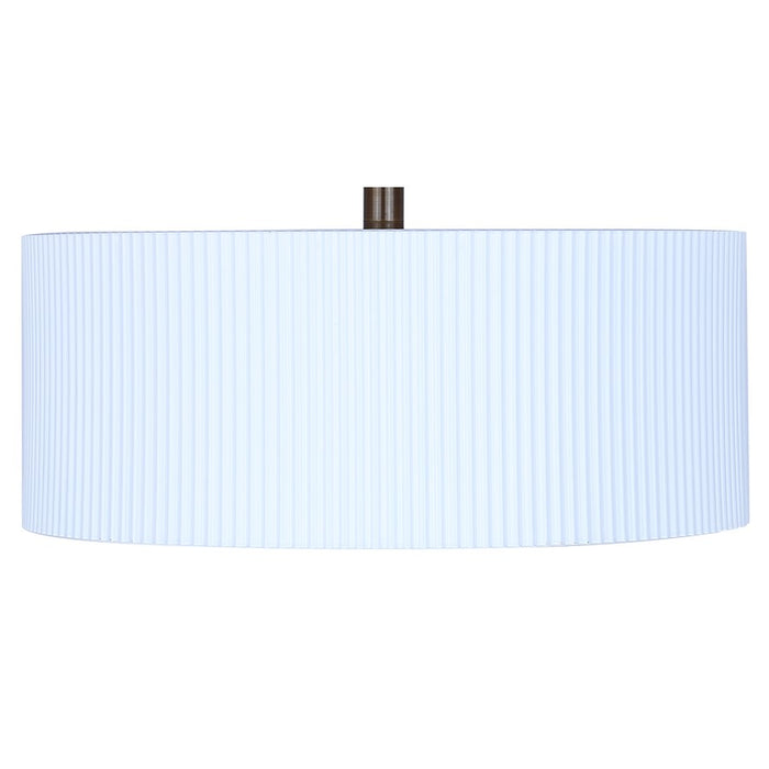Canarm Rexton 2 Light 13" Semi Flush Mount, Matte White