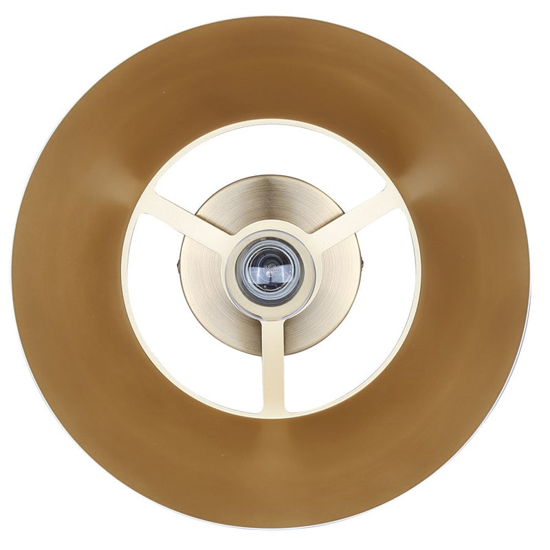 Canarm Daxton 1 Light 12.75" Semi Flush Mount, Matte White