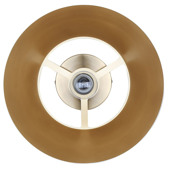 Canarm Daxton 1 Light 12.75" Semi Flush Mount, Matte White