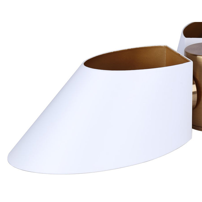 Canarm Daxton 3 Light 20" Semi Flush Mount, Matte White