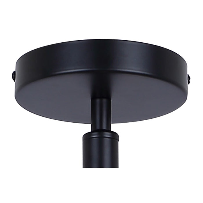 Canarm Benson 3 Light 16" Semi Flush Mount, Brushed Nickel