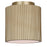 Canarm Scarlett 1 Light 8" Semi Flush Mount, Painted Gold