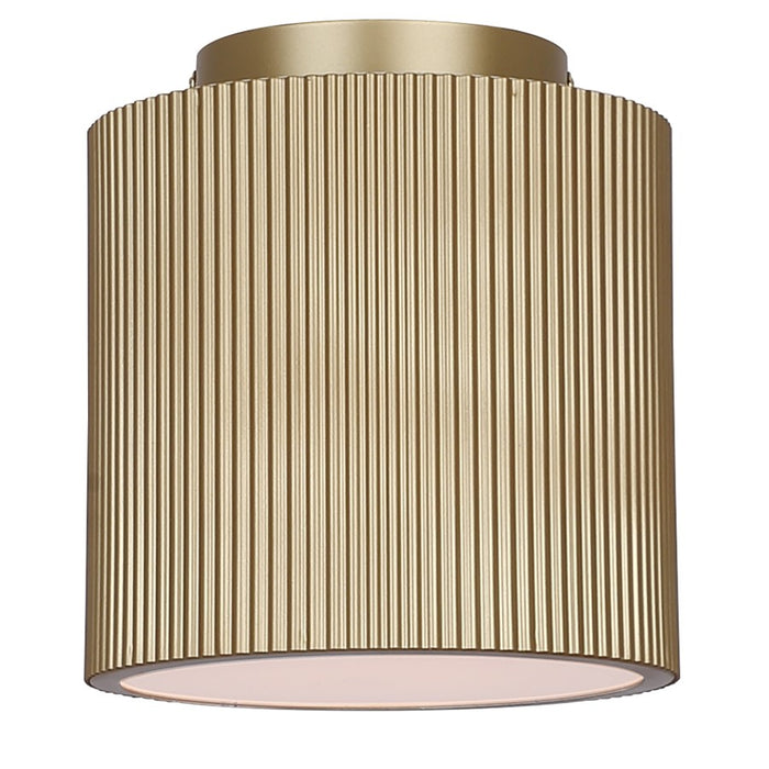 Canarm Scarlett 1 Light 8" Semi Flush Mount, Painted Gold