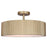 Canarm Scarlett 2 Light 18" Semi Flush Mount, Painted Gold