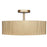 Canarm Scarlett 2 Light 18" Semi Flush Mount, Painted Gold