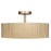 Canarm Scarlett 2 Light 18" Semi Flush Mount, Painted Gold