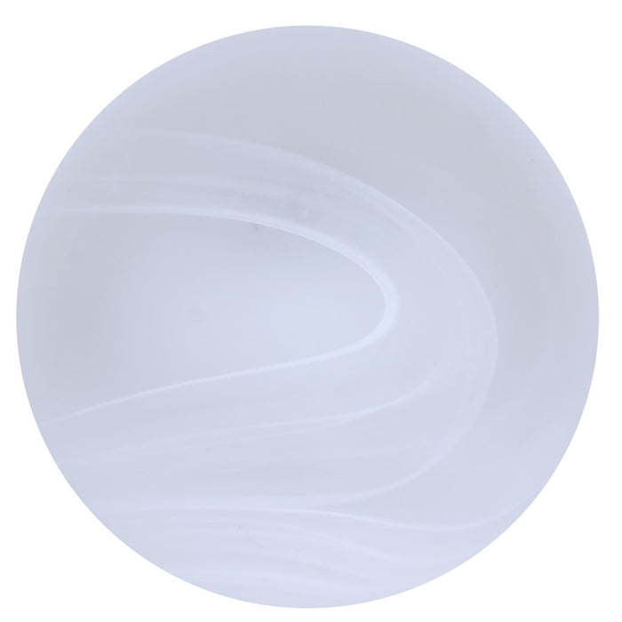 Canarm Mackenna 1 Light 9.75" Semi Flush Mount, Black