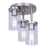 Canarm Britton 3 Light Semi Flush Mount, Brushed Nickel - ISF1234A03BN
