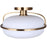 Canarm Eve 1 Light 12" Semi Flush Mount, Gold
