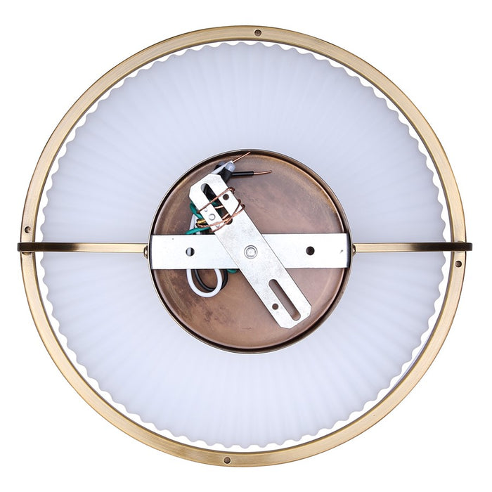 Canarm Eve 1 Light 12" Semi Flush Mount, Gold