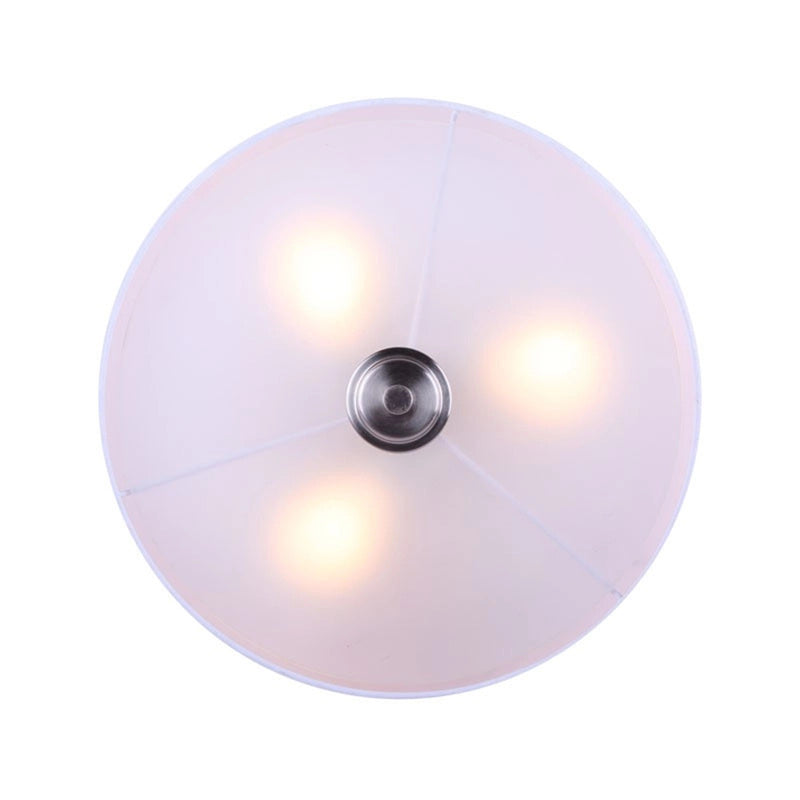 Canarm Pier 14.5in 3-Light Semi-Flush Mount | Traditional Brushed Pewter and Flat Opal Glass | Dining Room & Foyer Ceiling Light | Model ISF280A03BPT
