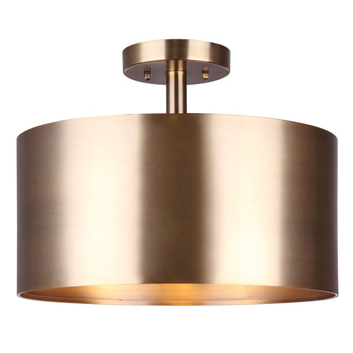 Canarm Lola 3 Light 15" Semi Flush Mount, Gold - ISF669B03GD