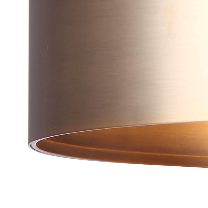 Canarm Lola 3 Light 15" Semi Flush Mount, Gold