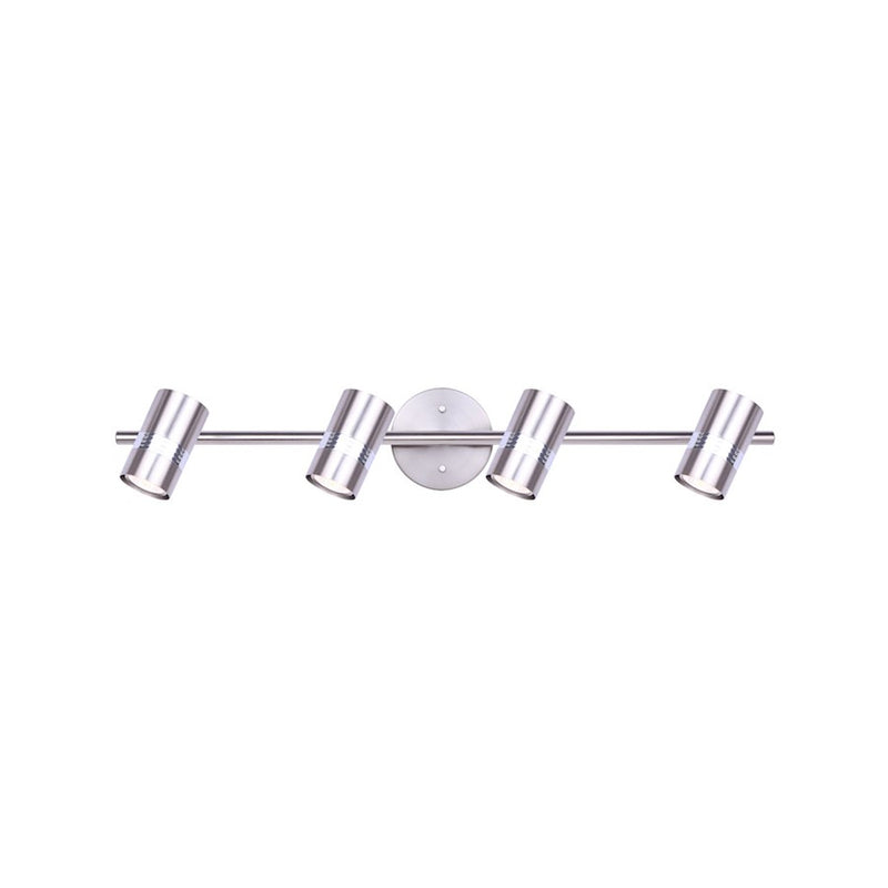 Canarm Aldi 29in 4-Light Track Lighting | Matte Black and Chrome | Kitchen & Living Room | 29 x 5 x 8 in | Model IT1058A04BNC10