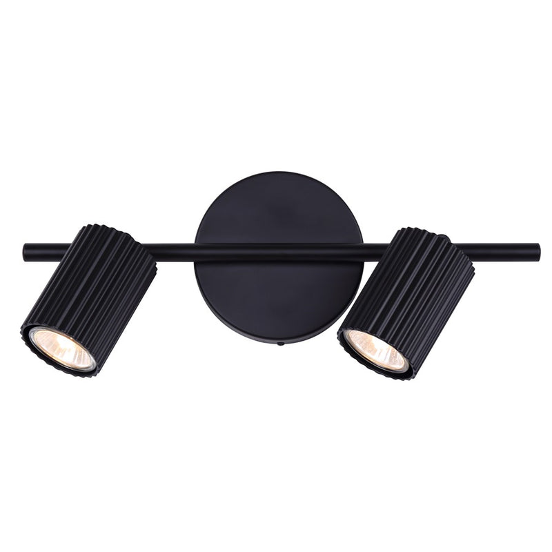 Canarm Rexton 2 Light Track Lighting, Black