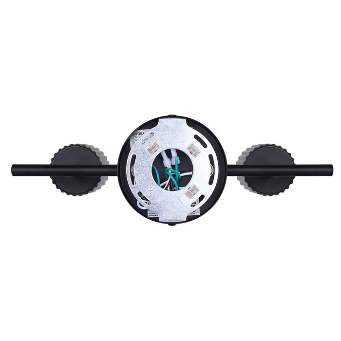 Canarm Rexton 2 Light Track Lighting, Black