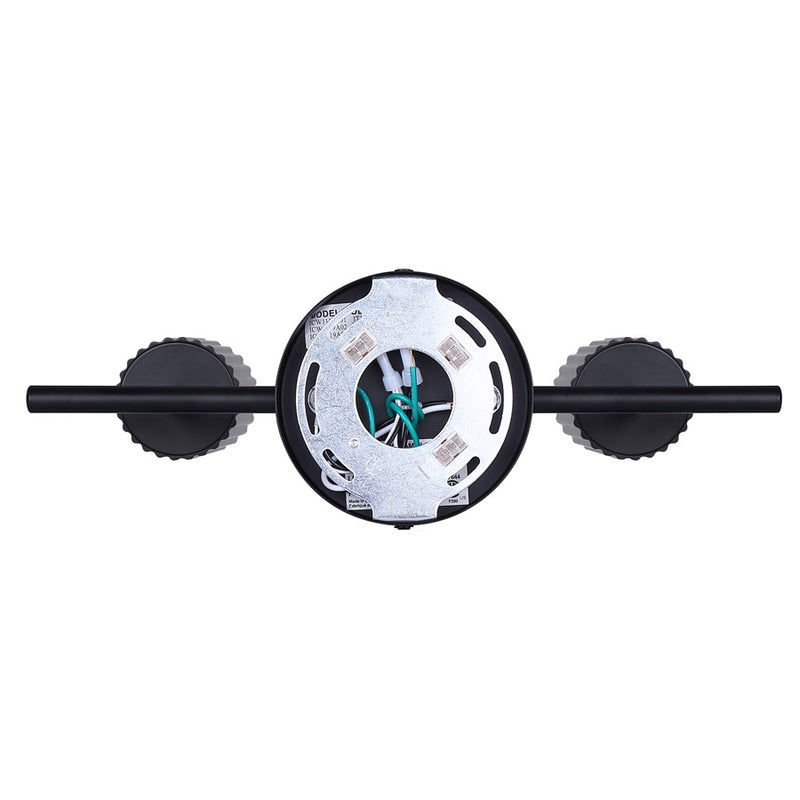 Canarm Rexton 14in 2-Light Track Lighting | Matte Black | Kitchen & Office | 14 x 5 x 7 in | Model IT1119A02BK10