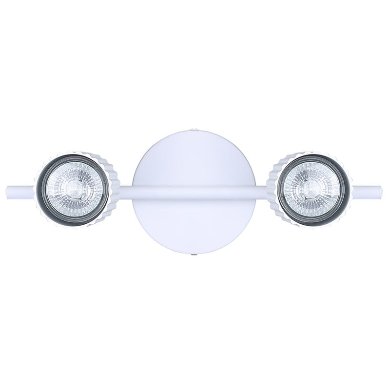 Canarm Rexton 14in 2-Light Track Lighting | Matte White | Kitchen & Office | 14 x 5 x 7 in | Model IT1119A02WH10