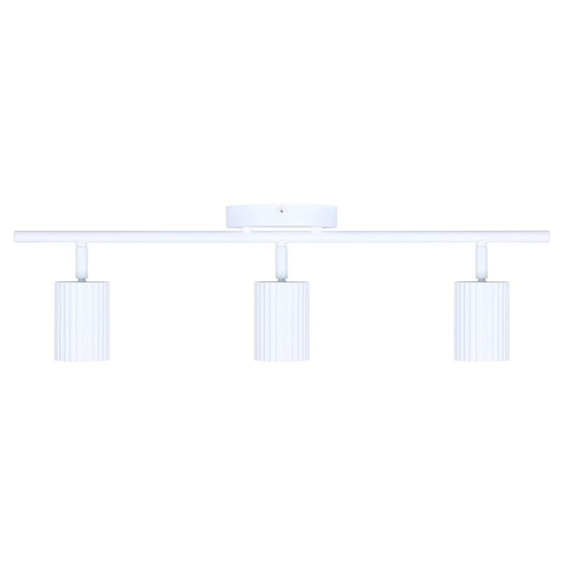 Canarm Rexton 22.5in 3-Light Track Lighting | Modern Matte White Metal | Kitchen & Living Room | 22.5 x 4.75 x 6.5 in | Model IT1119A03WH10