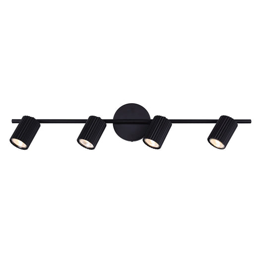 Canarm Rexton 4 Light Track Lighting, Black - IT1119A04BK10
