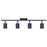 Canarm Rexton 4 Light Track Lighting, Black