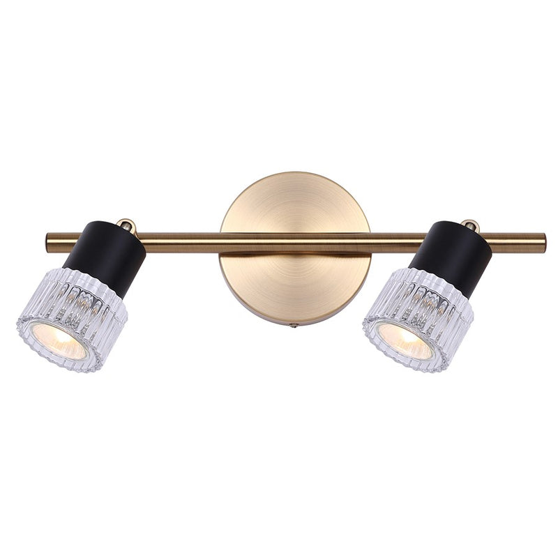 Canarm Elsee 2 Light Track Lighting, Black