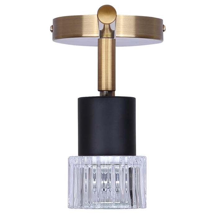 Canarm Elsee 4 Light Track Lighting, Black