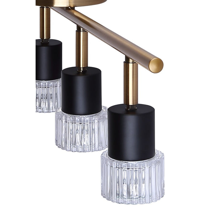 Canarm Elsee 4 Light Track Lighting, Black