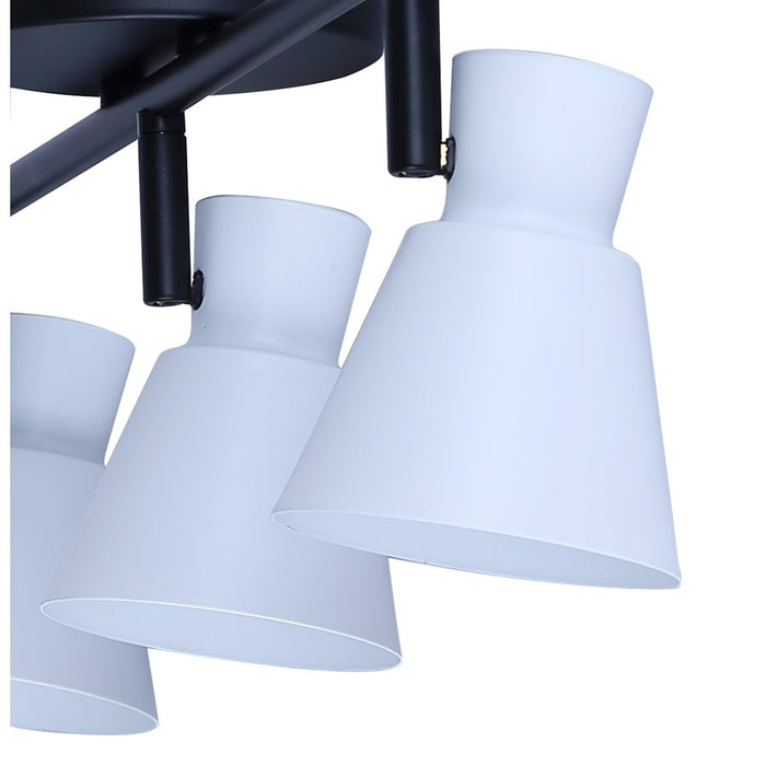 Canarm Radley 3 Light Track Lighting/50W, Black/White