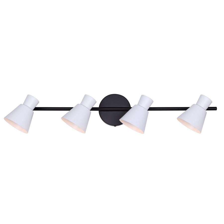Canarm Radley 4 Light Track Lighting, White - IT1163A04BW10