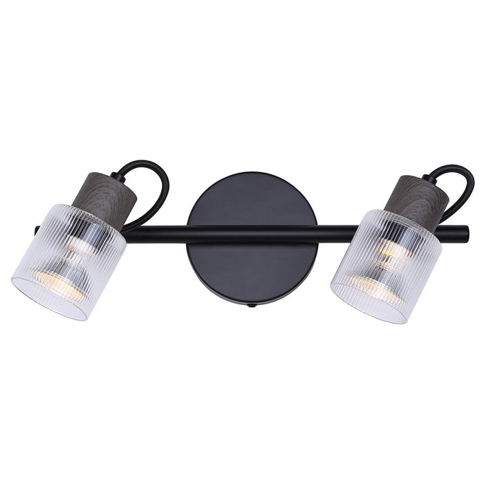 Canarm Owen 2 Light Track Lighting, Black