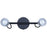 Canarm Owen 2 Light Track Lighting, Black