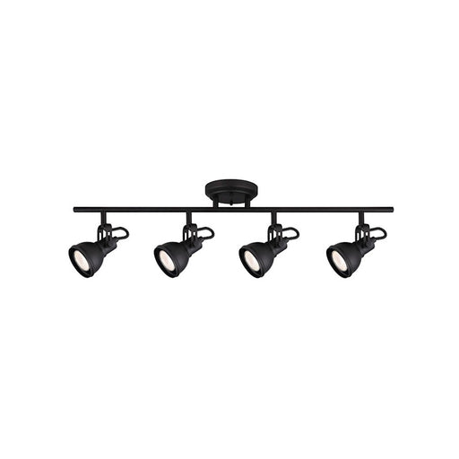 Canarm Polo 29in 4-Light Track Light | Matte Black | Kitchen Island & Dining Room | 29 x 5 in | Model IT622A04BK10