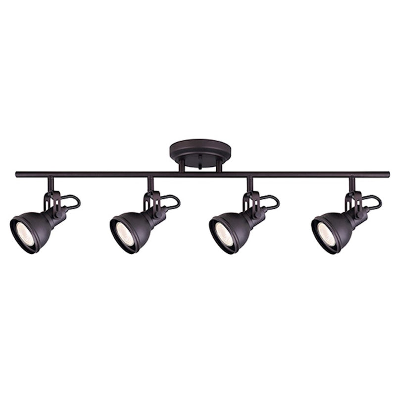 Canarm Polo 29in 4-Light Track Light | Oil Rubbed Bronze | Kitchen Island & Dining Room | 29 x 8.5 in | Model IT622A04ORB10