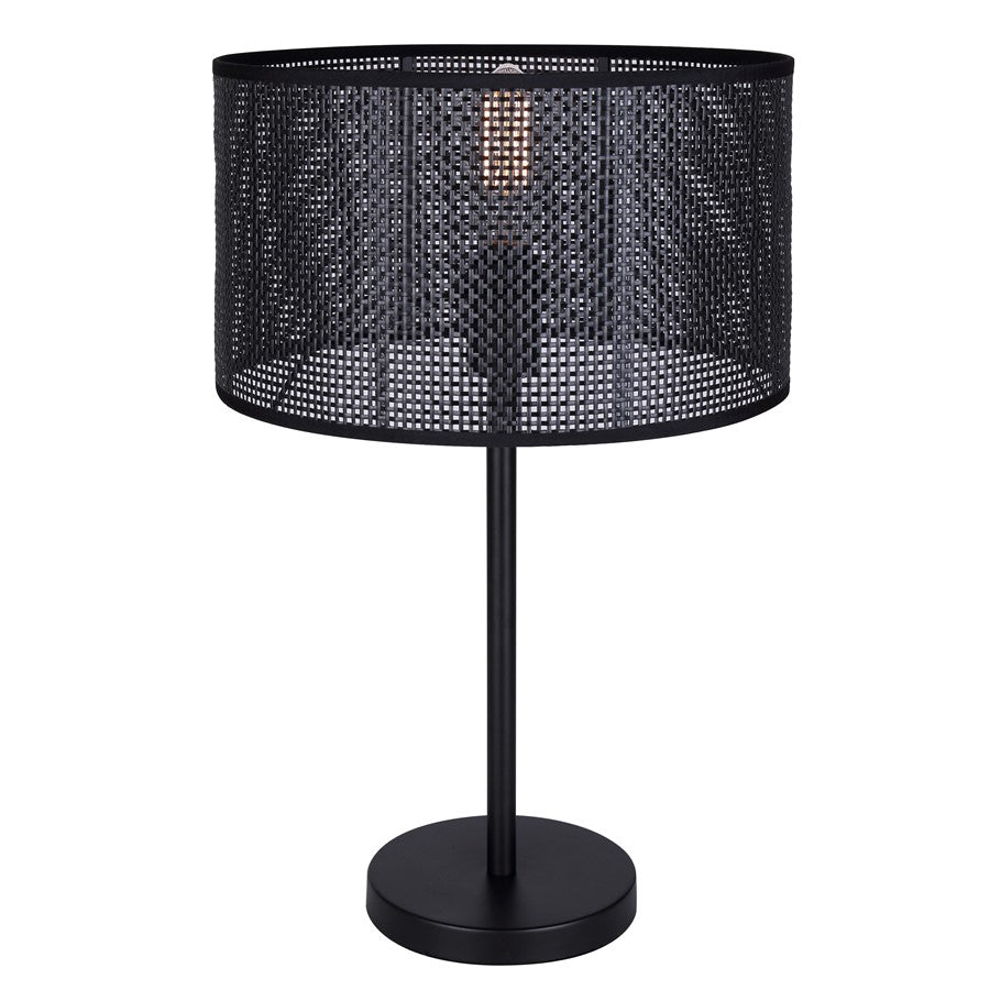 Canarm Bellamy 1 Light 22" Table Lamp, Black - ITL1149A22BK-BPR