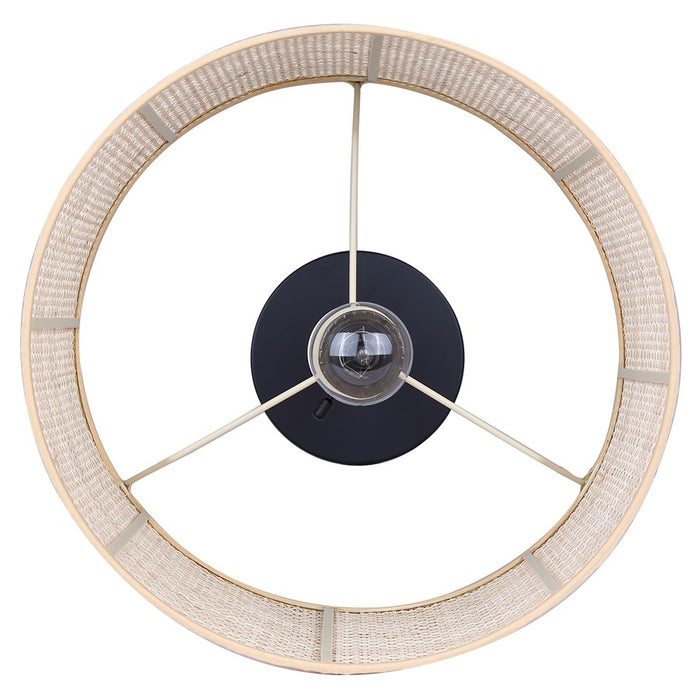 Canarm Bellamy 1 Light 22" Table Lamp, Matte Black