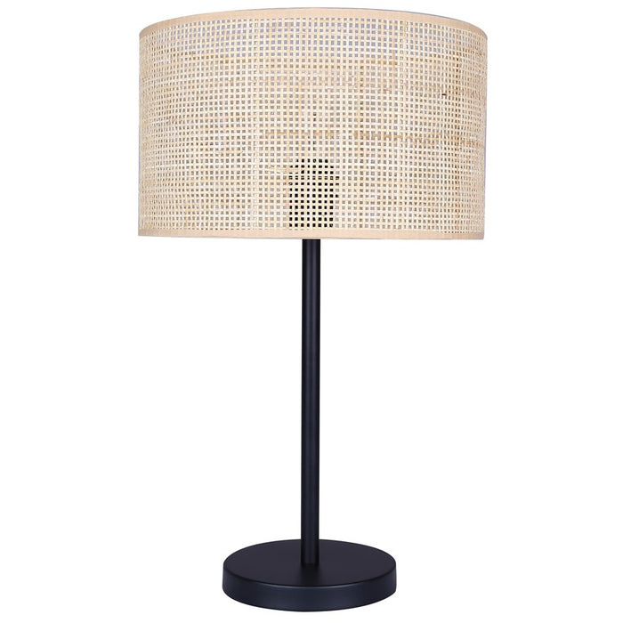 Canarm Bellamy 1 Light 22" Table Lamp, Matte Black