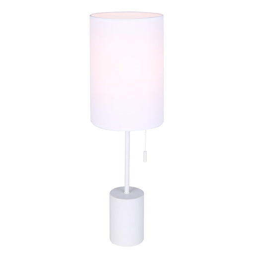 Canarm Flint 1 Light 23" Table Lamp, White