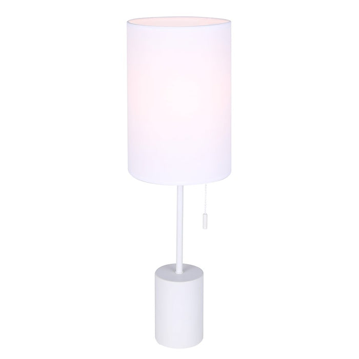 Canarm Flint 1 Light 23" Table Lamp, White