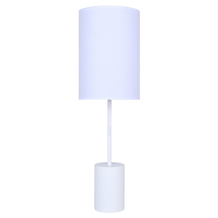 Canarm Flint 1 Light 23" Table Lamp, White