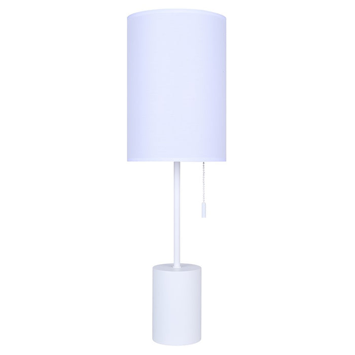 Canarm Flint 1 Light 23" Table Lamp, White