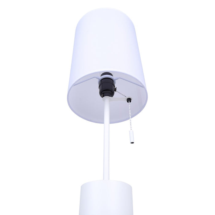 Canarm Flint 1 Light 23" Table Lamp, White