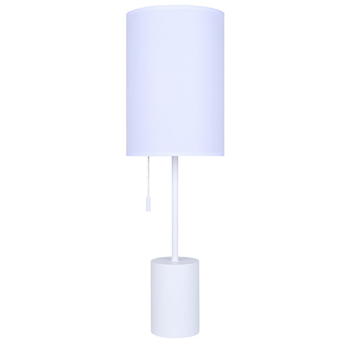 Canarm Flint 1 Light 23" Table Lamp, White