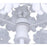 Canarm Cassia 1 Light 23" Table Lamp, White