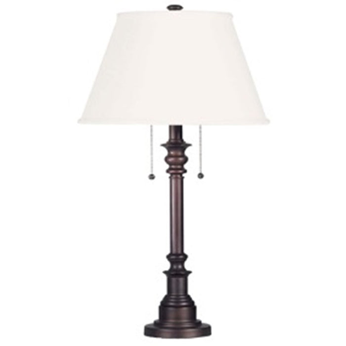 Canarm Nevan 2 Light 30.5" Table Lamp, Oil Rubbed Bronze - ITL2121B31ORB